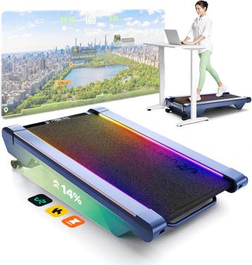 UREVO Fitness pad 2,5pk | Retour deal | Sla je slag, Verzenden, Nieuw, Metaal, Loopband
