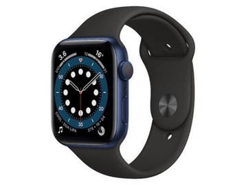 Apple Watch Series 6 - 44mm - Aluminium - Blauw - GPS, Handtassen en Accessoires, Smartwatches, Verzenden, Zo goed als nieuw, Apple
