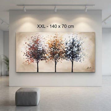 Monika Spiewak - Trees - Oil Painting Stretched On The Frame