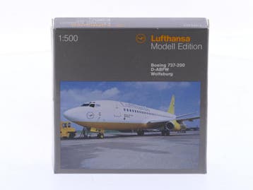 Schaal 1:500 Herpa 505895 Lufthansa Boeing 737-200 Wolfs..., Ophalen of Verzenden