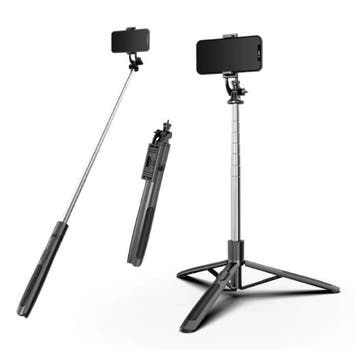 Q05 Selfie Stick Tripod - Intrekbare Vlog Statief, Verzenden