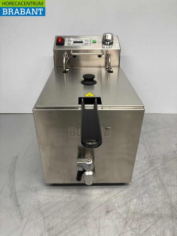 Friteuse Buffalo en acier inoxydable 8 litres 230V Horeca, Verzenden