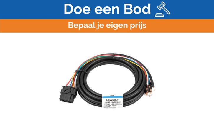 Bieden: Lewmar Gen 2 Thruster Panel Wiring Cable 5M - 589898, Sports nautiques & Bateaux, Accessoires navigation, Enlèvement ou Envoi