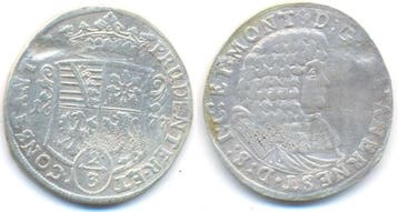 Gulden 1677 Sachsen Weimar: Johann Ernst, 1662-1683, Verzenden, België
