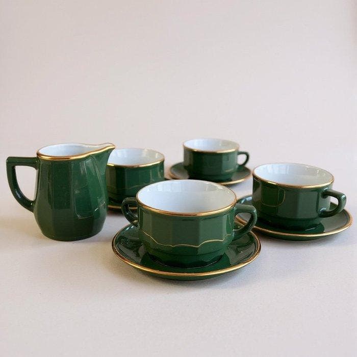 Deshoulieres - Apilco - Service à café pour 6 personnes (13), Antiek en Kunst, Curiosa en Brocante