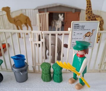 Playmobil - Speelgoed Playmobil vintage zoo - Set 3145 -, Antiek en Kunst