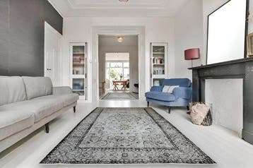Grijs vintage - Vloerkleed - 305 cm - 165 cm - met