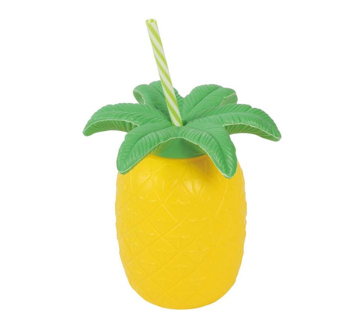 Ananasglas Rietje 20cm, Hobby & Loisirs créatifs, Articles de fête, Envoi