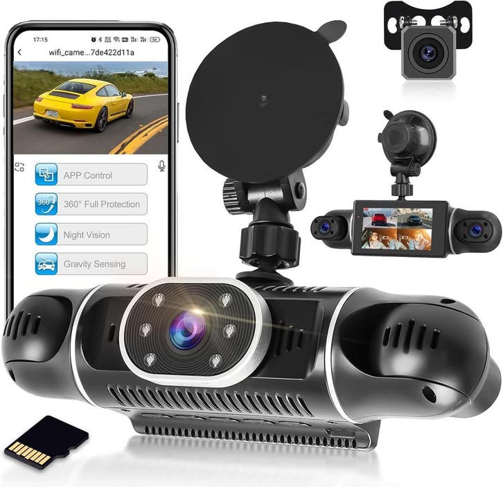 Dashcam 1080p 4-kanaals | OP = OP | Sla je slag nu, Autos : Divers, Dashcams, Envoi