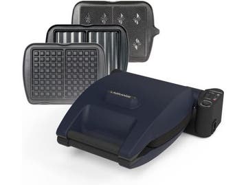 Veiling - LAGRANGE Premium wafelijzer - 1200W - 3 sets plate, Nieuw