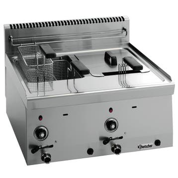 Friteuse | SERIE 600 | Gas | 8+8L | 13.4kW | Aftapkranen |, Verzenden, Nieuw in verpakking