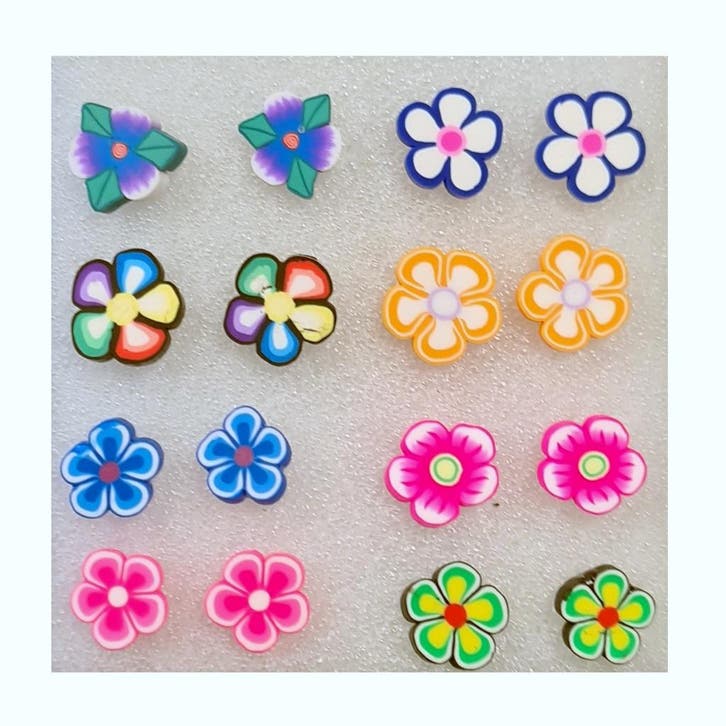 Fako Bijoux - Kinder Oorbellen - Siliconen - Fimoklei -, Handtassen en Accessoires, Oorbellen, Verzenden