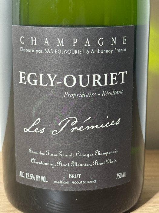 Egly-Ouriet, Les Prémices - Champagne Brut - 1 Bouteille, Collections, Vins