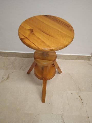 Tabouret - tabouret à vis - Bois