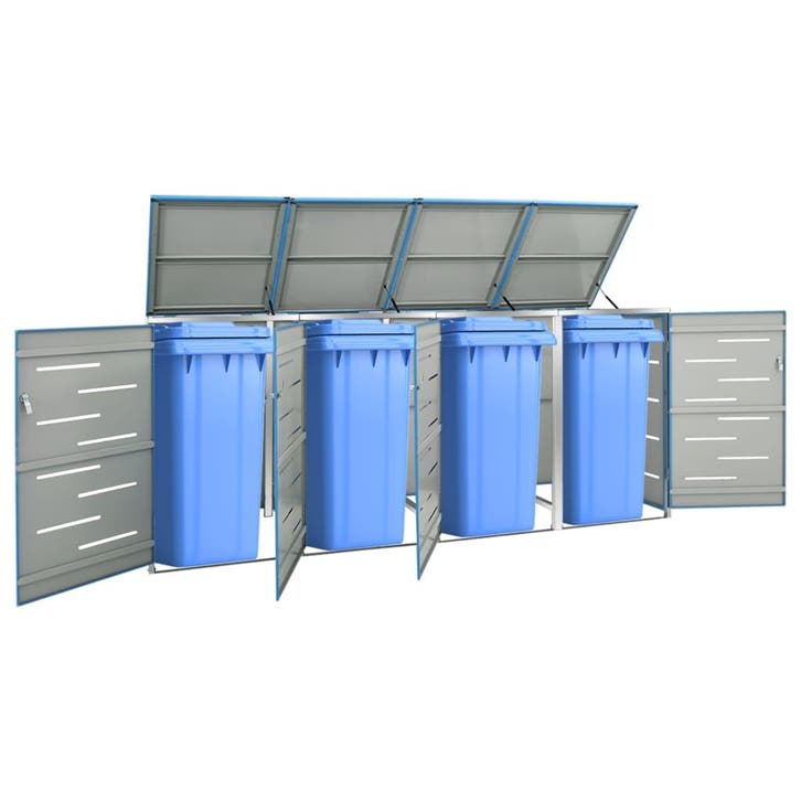 vidaXL Containerberging vierdubbel 276,5x77,5x115 cm, Doe-het-zelf en Bouw, Containers, Verzenden