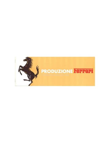 1977 FERRARI PRODUZIONE BROCHURE 146/77, Nieuw