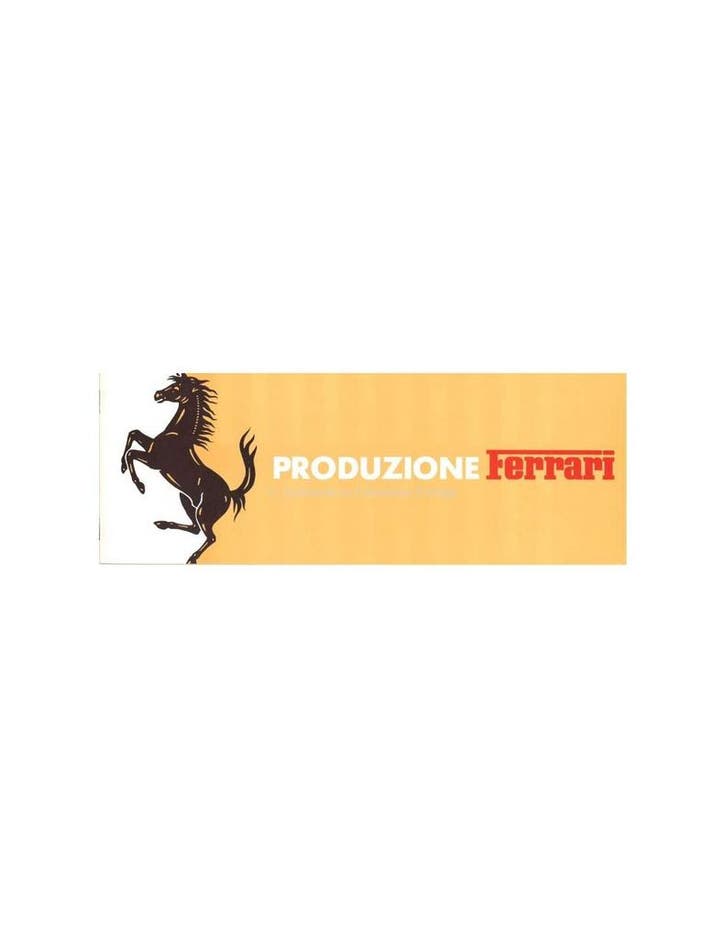 1977 FERRARI PRODUZIONE BROCHURE 146/77, Livres, Autos | Brochures & Magazines