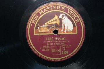 Jussi Björling - 12 x 10 Shellac records in Cliftophone