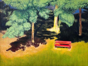 Eliza Koodziej - Wooden Bench in the Summer