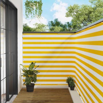 vidaXL Balkon Privacy Scherm 150 x 300 cm Stof met, Verzenden, Nieuw