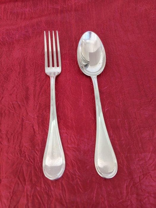 Cuillère de service (2) - Argent 800, Antiquités & Art, Antiquités | Argent & Or
