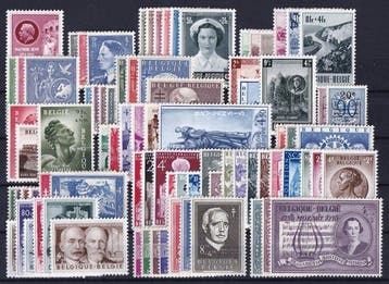 Belgique 1953/1959 - Séries sur sept tomes avec Breendonk,