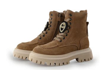 Nubikk Veterboots Meisjes in maat 30 Cognac, Verzenden, Jongen of Meisje, Nubikk, Schoenen
