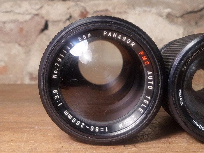 Panagor, Vivitar 3.5/80-200mm, 4.5/75-200mm - Nikon F Mount, Audio, Tv en Foto, Fotocamera's Analoog