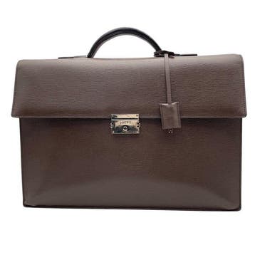 Loewe - Textured Leather Business Briefcase - Business bag