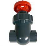 Royal Exclusive schuifafsluiters / afsluiter grijs/rood 40mm, Verzenden, Nieuw