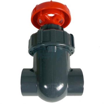 Royal Exclusive schuifafsluiters / afsluiter grijs/rood 40mm, Verzenden, Nieuw