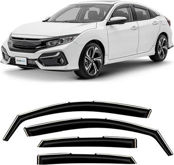 Windgeleiders Honda Civic 2017-2022: strakke look & aerod..., Verzenden