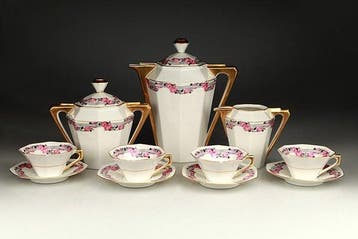 Limoges - Koffieservies - Porselein