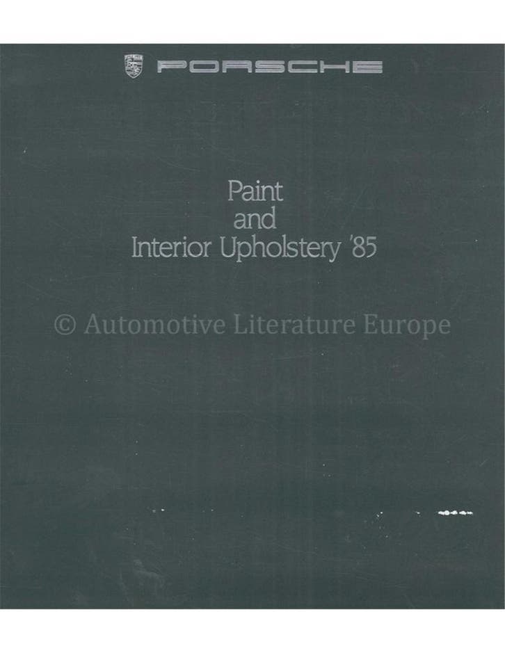 1985 PORSCHE 911 | 944 | 928 S KLEUREN & INTERIEUR BROCHURE, Livres, Autos | Brochures & Magazines