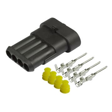 AMP Superseal 4-Polig Male, 1.50mm², Verzenden, Nieuw