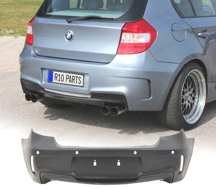 PARE CHOCS ARRIÈRE BMW E87 E81 LOOK 1M 04-11 PDC, Auto-onderdelen, Carrosserie, Verzenden