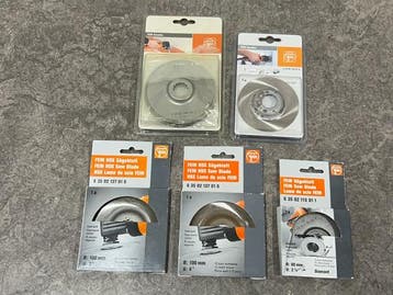 Veiling - Fein multitool zaagbladen set 5-delig, Nieuw