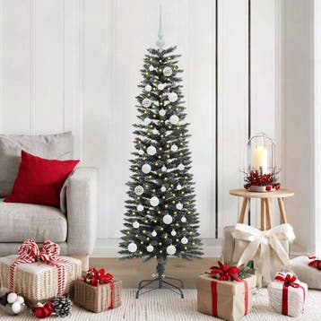 vidaXL Kunstkerstboom met 150 LED Groen 150 cm PVC en, Verzenden, Nieuw