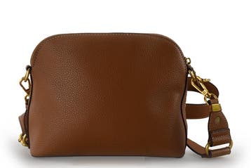 Laurent David Schoudertas Cognac, Handtassen en Accessoires, Tassen | Damestassen, Verzenden, Zo goed als nieuw