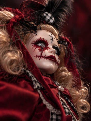 OOAK - Poupée Gothic Clown Puppe - 2020 et après - Autriche