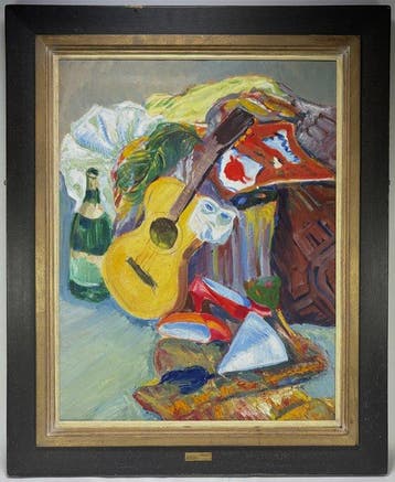 Hein Leemhuis (1899-1963) - Stilleven/portret