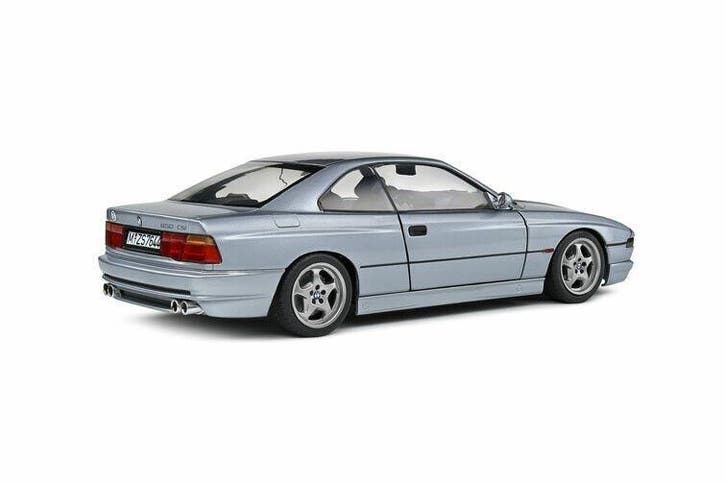 BMW 850 E31 CSI 92 Zilver 1:18 B9984, Hobby & Loisirs créatifs, Voitures miniatures | 1:18