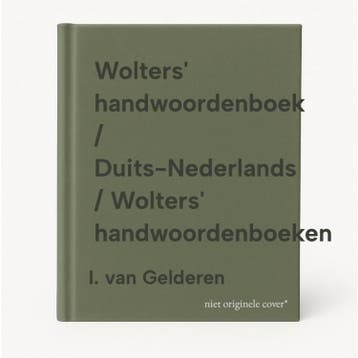 Wolters handwoordenboek / Duits-Nederlands / Wolters, Boeken, Woordenboeken, Verzenden, Nederlands, Zo goed als nieuw, I. van Gelderen