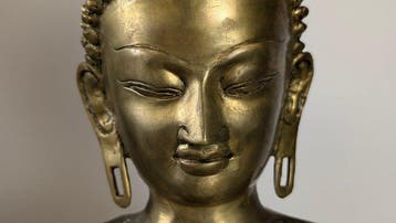 Groot standbeeld Boeddha - Brons - Nepal