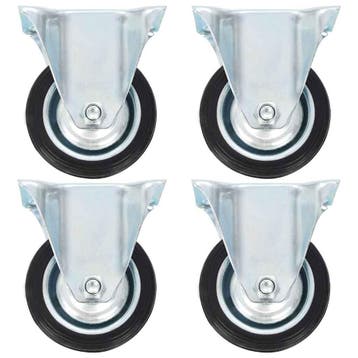 vidaXL Vaste wielen 4 st 75 mm, Verzenden