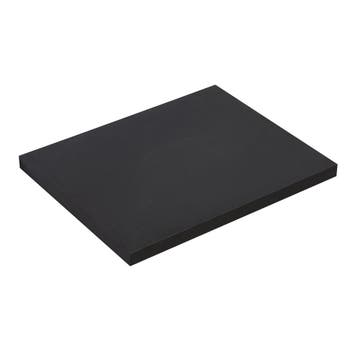 Wastafelblad Angela 60 x 48 x 3,5 cm - Zwart Houtnerf, Verzenden, Nieuw