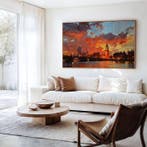 Iconica - The Fiery Thames - Unique 1/1 XXL (100x150 cm)
