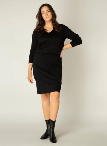 Base Level Curvy rok AmilyX-0(44)Maat 42/44 (L), Verzenden, Nieuw, Maat 42/44 (L), Overige kleuren
