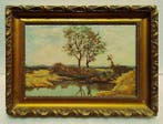 Horvath Gyula (1910) - Pesaggio della Puszta ungherese