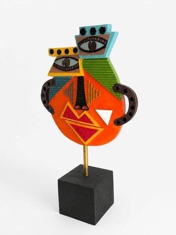 Sculpture, Expressief Modern Sculptuur – Abstract, Antiquités & Art